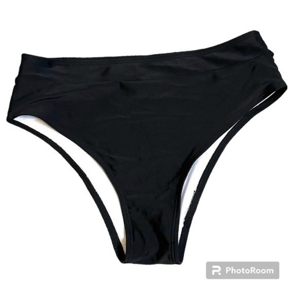 SHEIN Black Bikini Bottoms Size Medium
